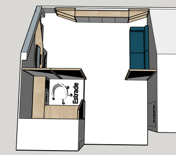 Projet Simone - Agencement Sur-Mesure d'une mezzanine près de Cesson Sévigné