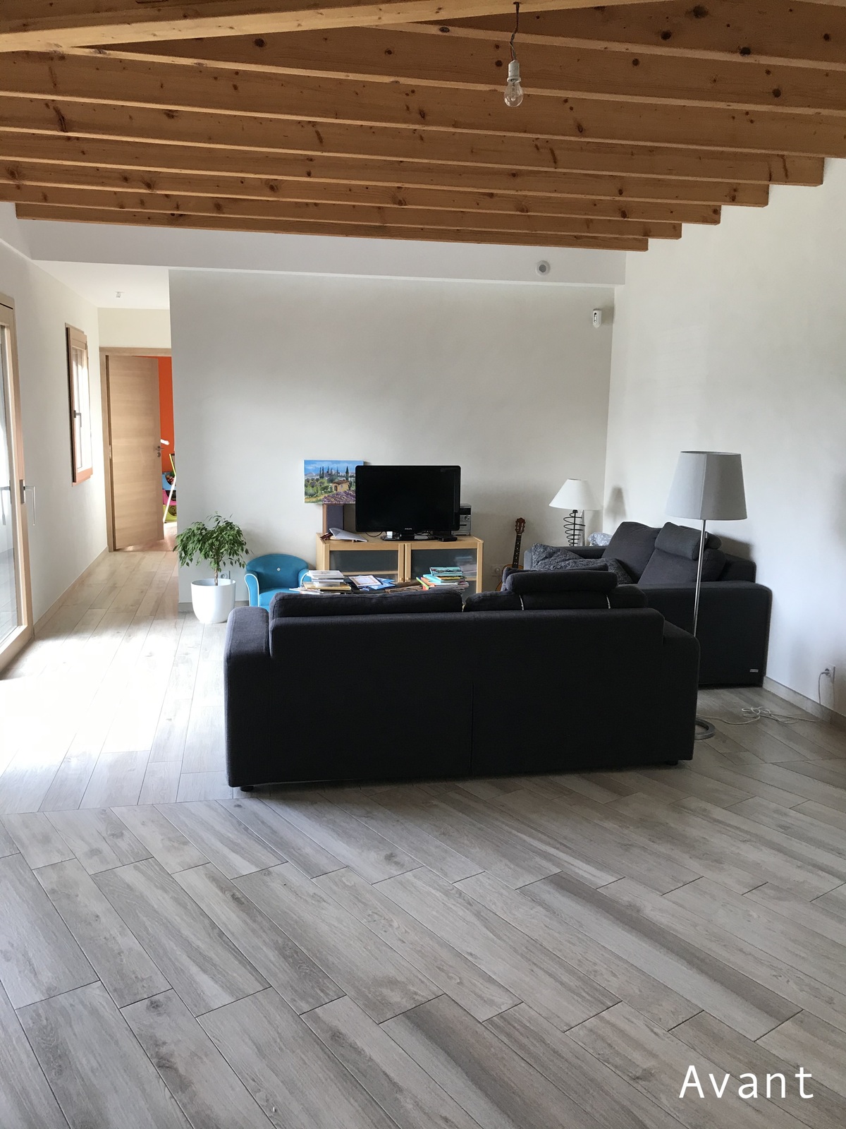 Projet Helena - Meuble TV, bibliothèque et entrée