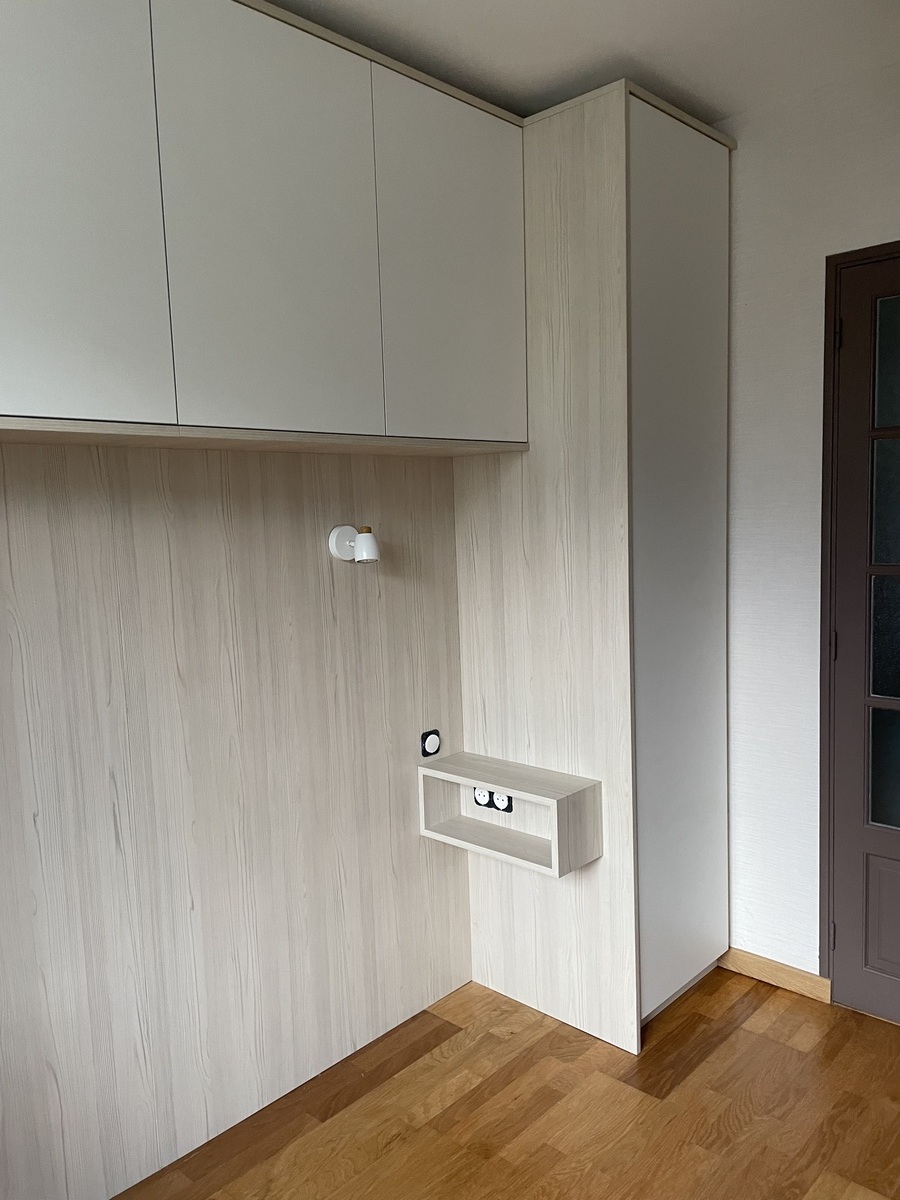 Projet Bette – Chambre parentale avec rangements intégrés