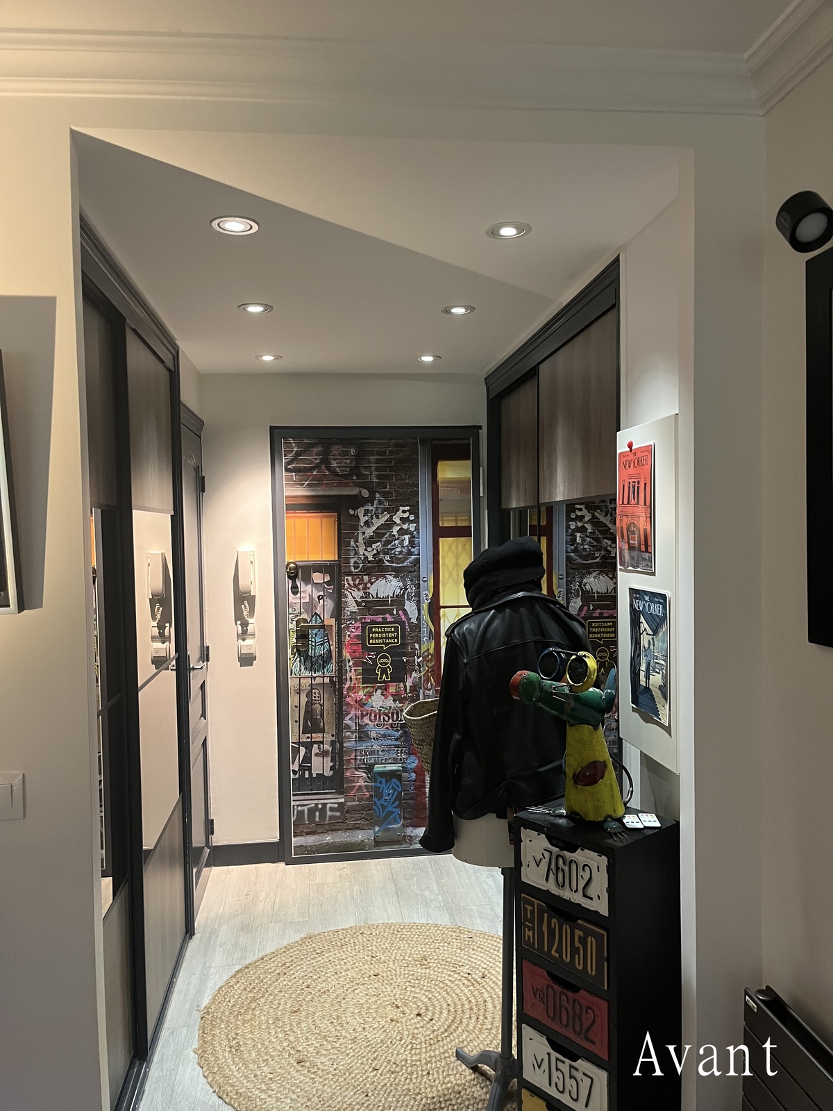 Projet Kristin - Rénovation d’une pièce de vie et création d’un meuble TV sur mesure