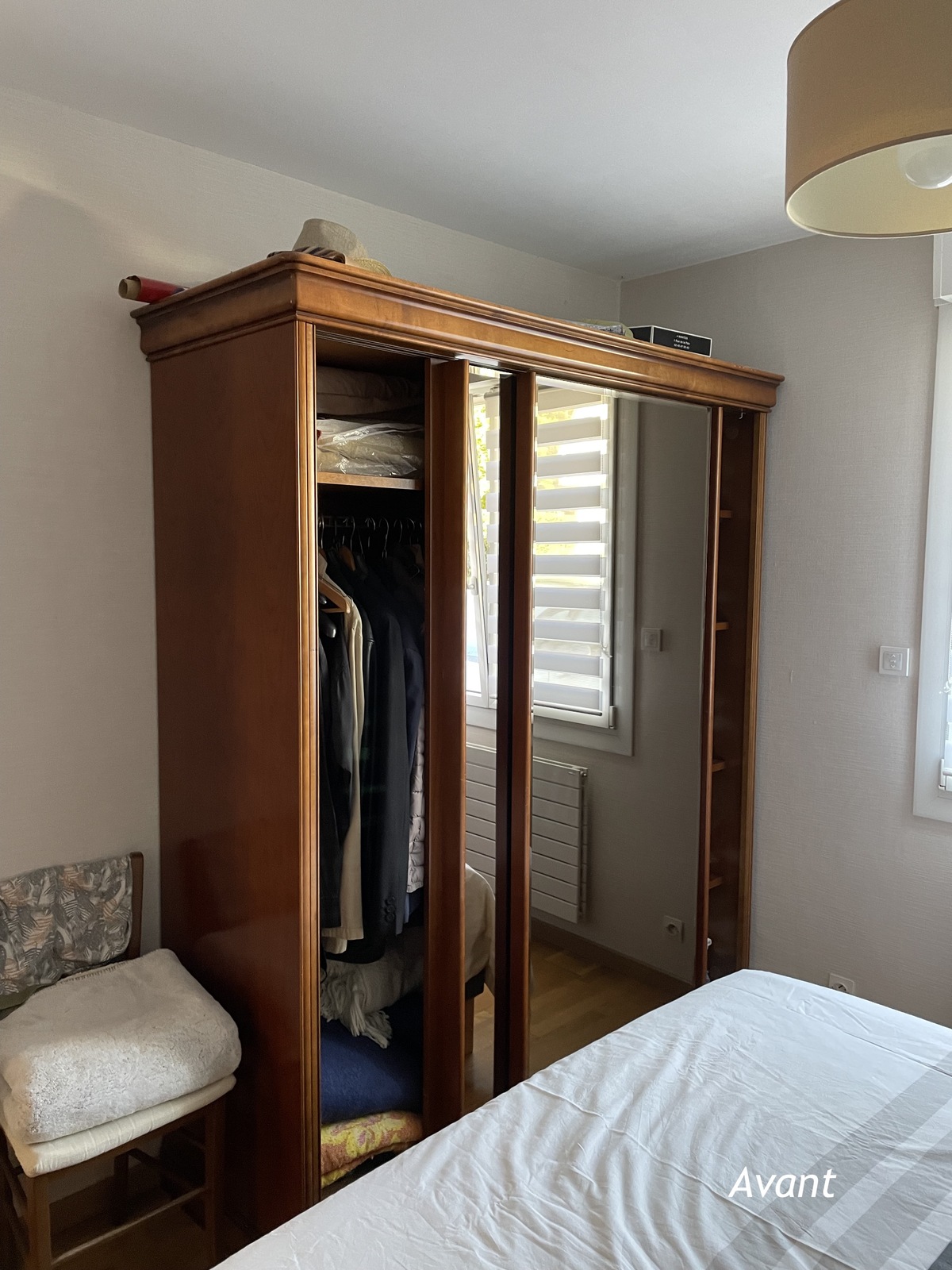 Projet Bette – Chambre parentale avec rangements intégrés
