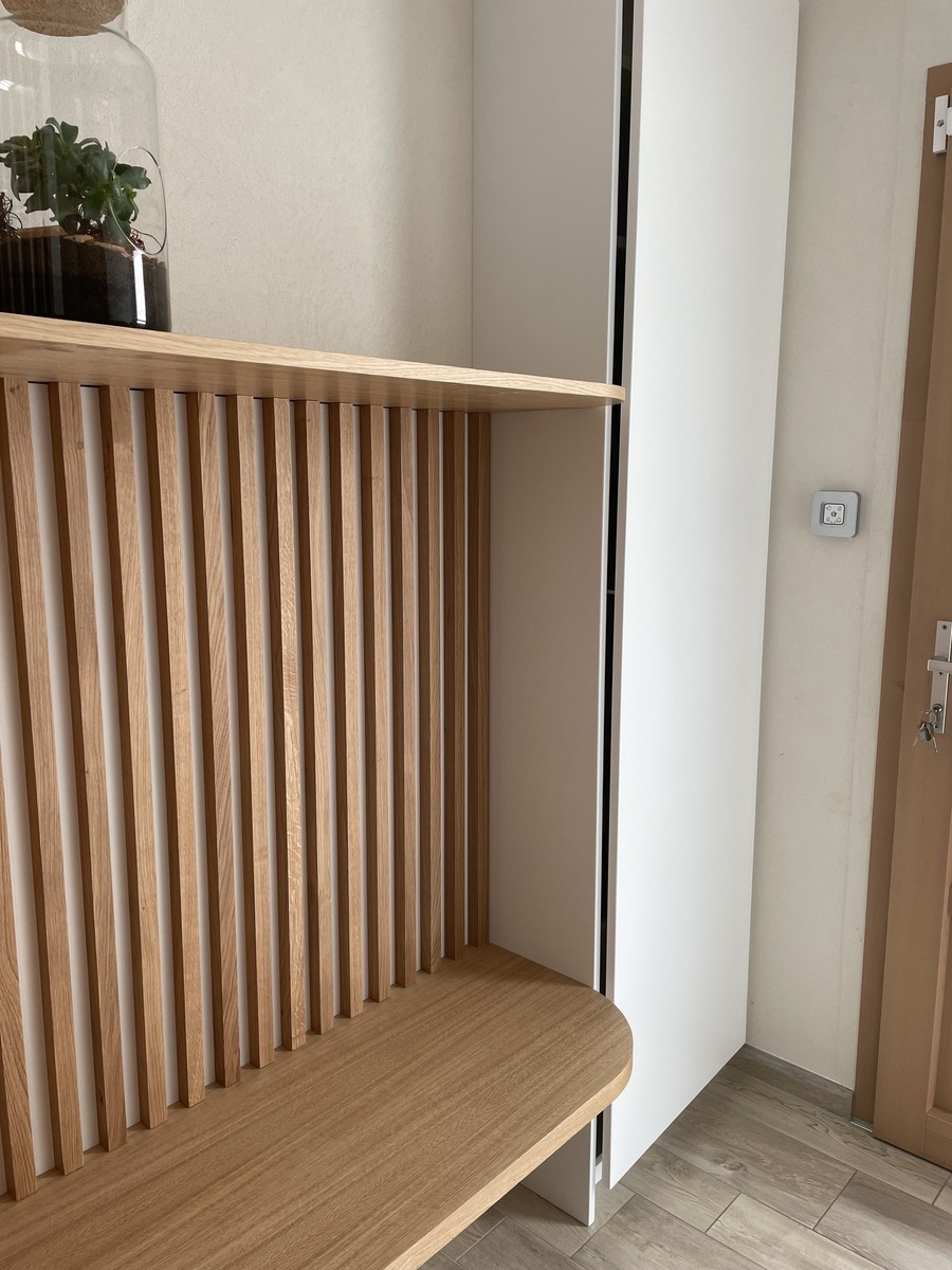 Projet Helena - Meuble TV, bibliothèque et entrée