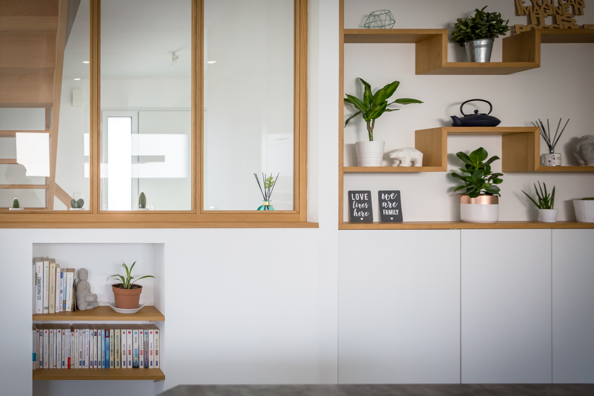 Projet Camille II - Agencement Sur-Mesure Verrière & Meuble de Cuisine à Thorigné