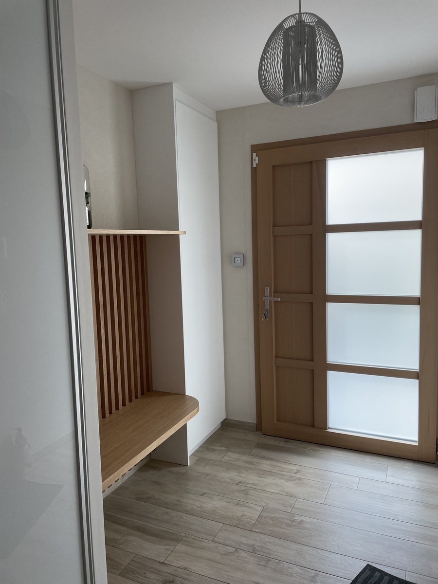 Projet Helena - Meuble TV, bibliothèque et entrée