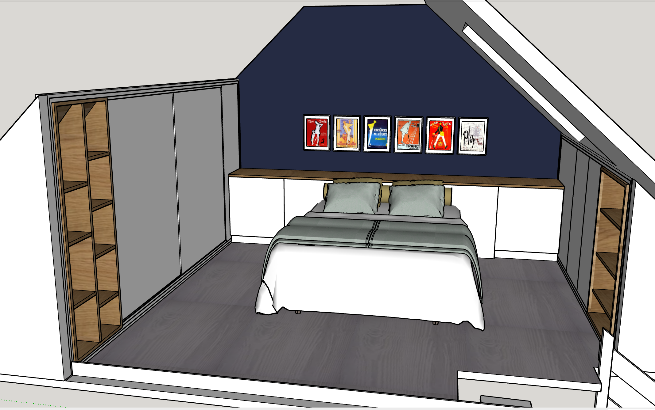 Projet Tilda - Agencement Sur-Mesure d'une chambre à Cesson Sévigné