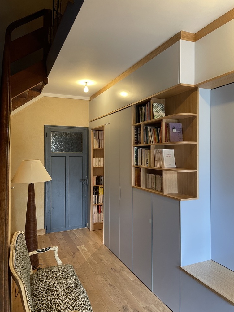 Projet Meryl - Agencement sur mesure d’une entrée à Rennes