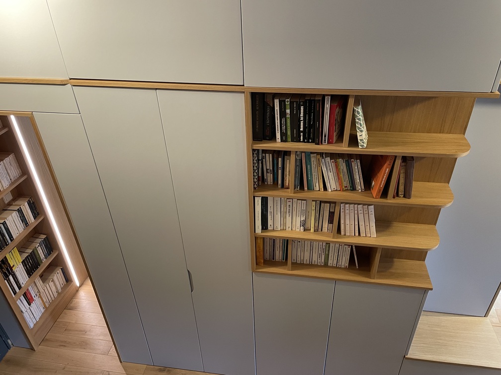 Projet Meryl - Agencement sur mesure d’une entrée à Rennes