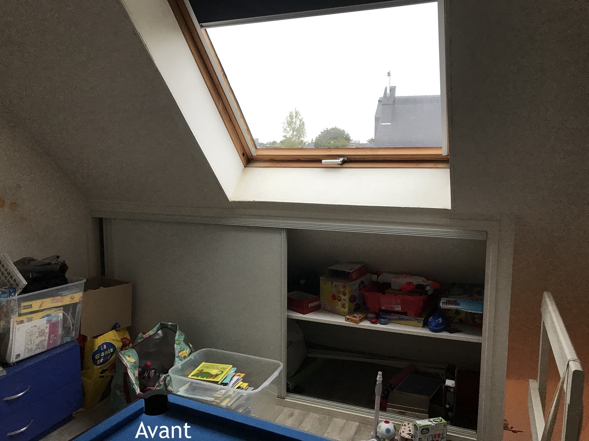 Projet Tilda - Agencement Sur-Mesure d'une chambre à Cesson Sévigné