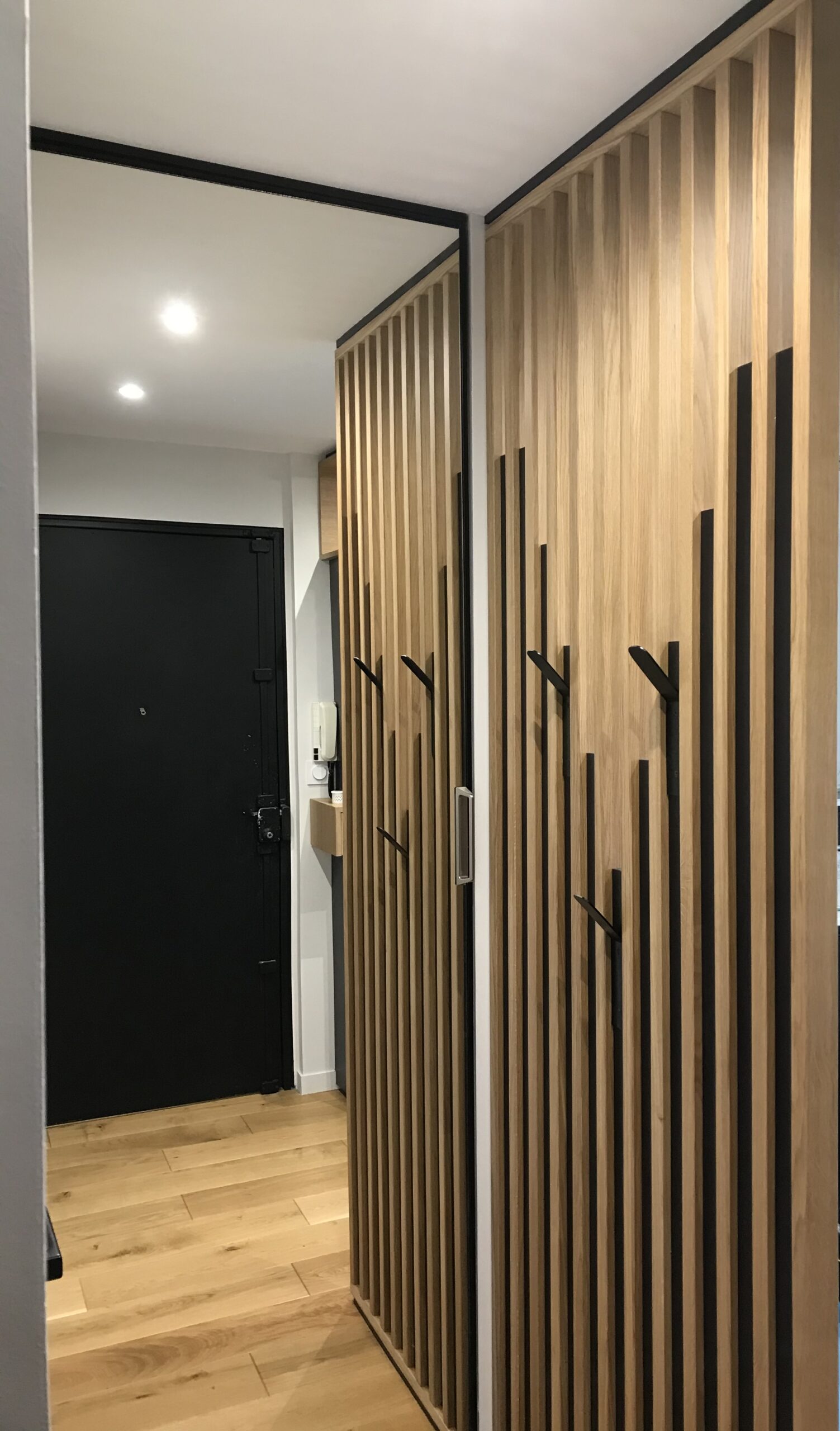 Projet Géraldine - Agencement sur mesure d’une entrée - Rennes