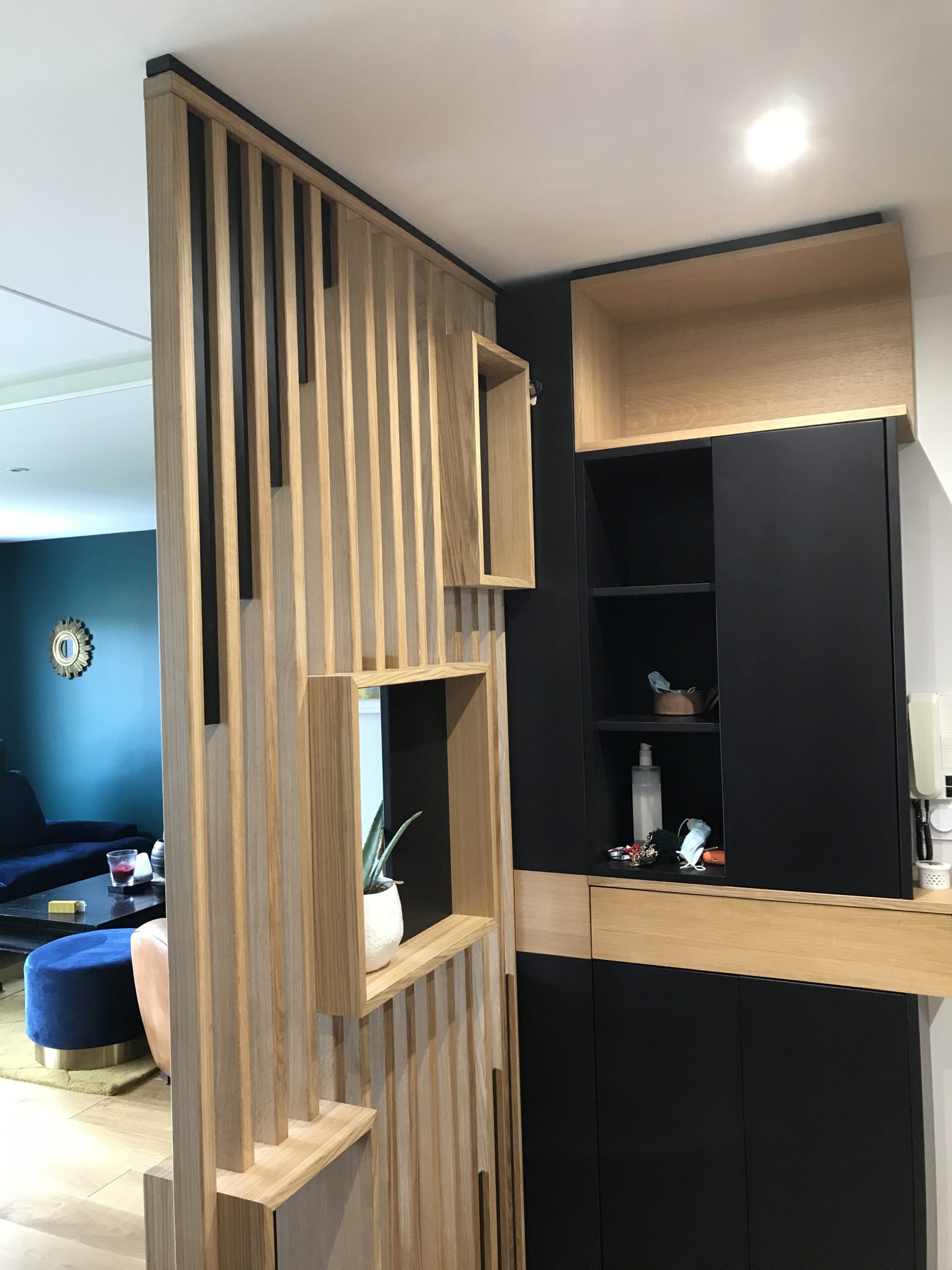 Projet Géraldine - Agencement sur mesure d’une entrée - Rennes