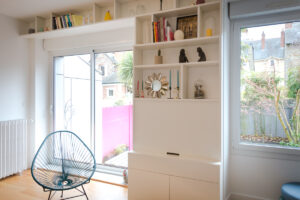 Projet Maureen - Agencement Sur-Mesure Meuble TV & Entrée à Rennes