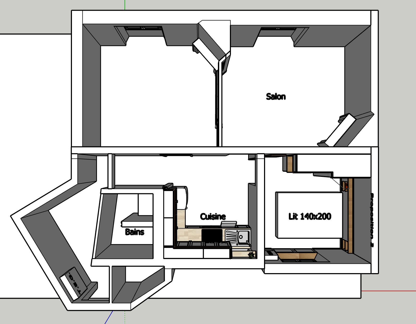 Projet Elsa - Rénovation d'appartement à Rennes